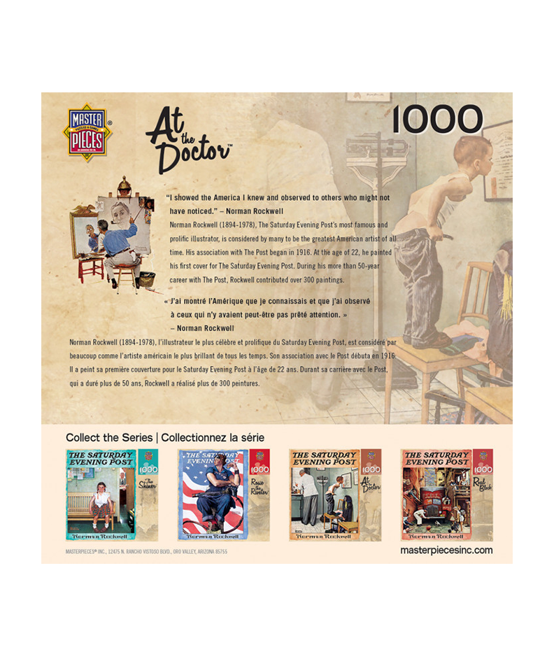 Norman Rockwell at the Doctor Puzzle 1,000 pieces – Sir Square Toes ...