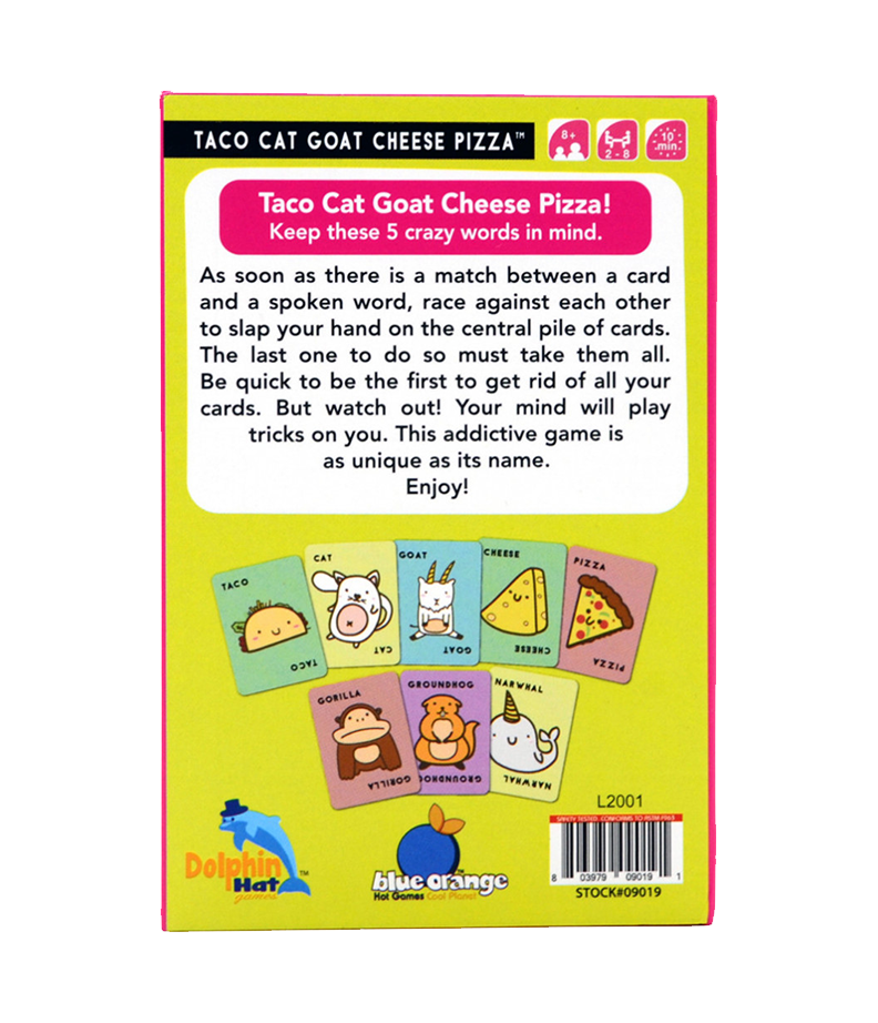 Taco Cat Goat Cheese Pizza Sir Square Toes Games Shop