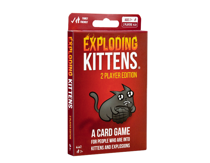 Exploding Kittens 2 Player Edition – Sir Square Toes Games Shop