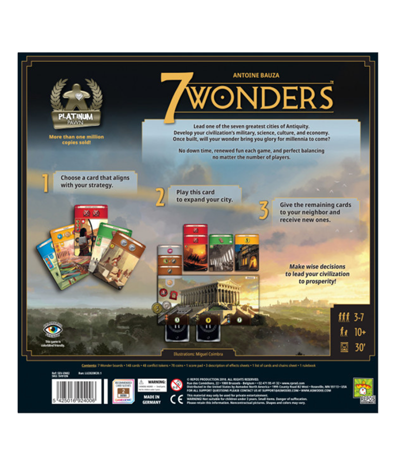 7 Wonders Board Game_Back